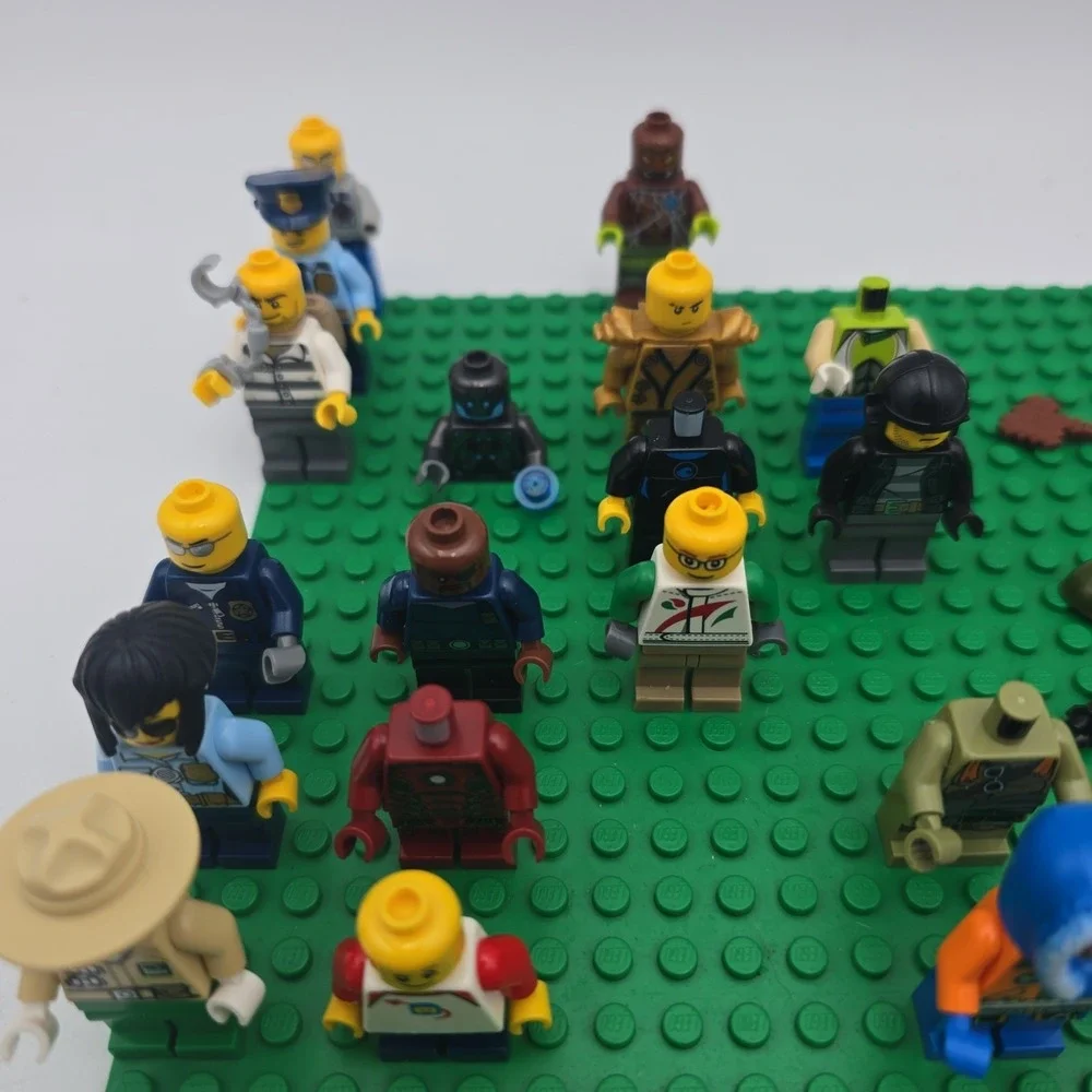 LEGO Minifigure Lot Mixed Figures Parts Accessories City Ninjago Star Wars More